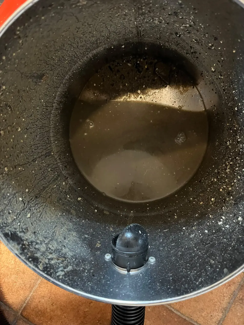 Drain clearing equipment collected after a job