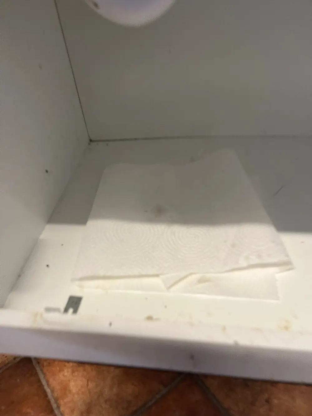 Cleaned internal drainage component