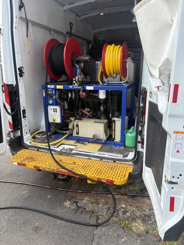 Drainage equipment ready for Edinburgh callouts